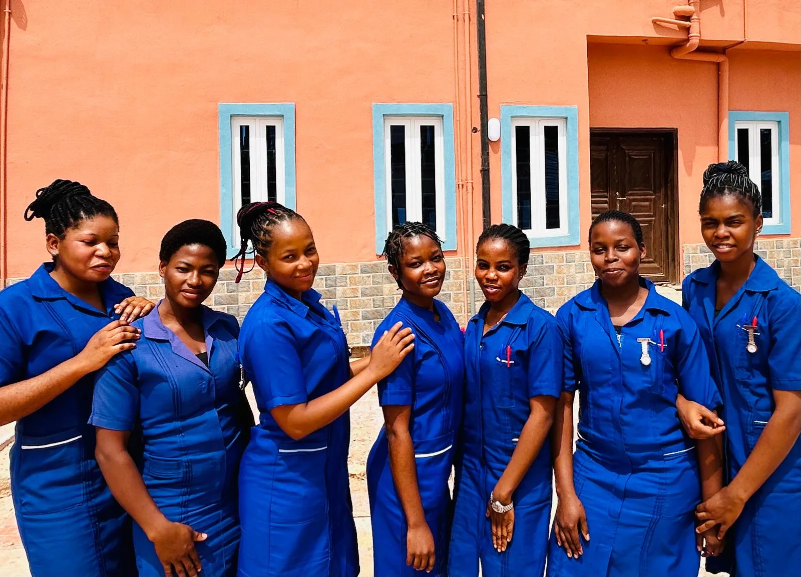 Members of the hospital nursing team